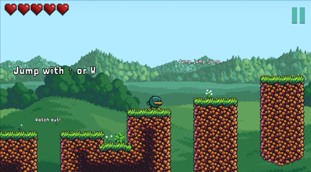 MelyJump Screenshot - Jumping platforms